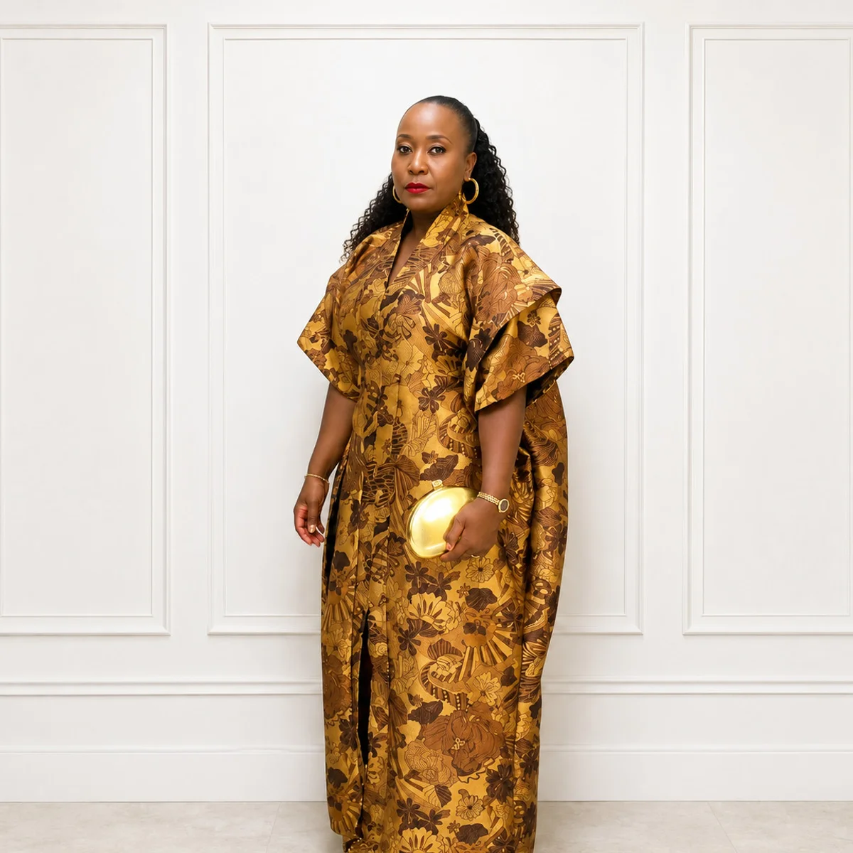 Amber Batik Kimono Dress, Kimono
